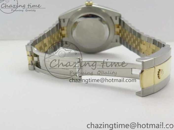 1219 DateJust 41 126333 SS YG Wrapped WWF Best Edition Gray Roman Makers Dial on SS YG Wrapped Jubilee Bracelet A Sporty 3127